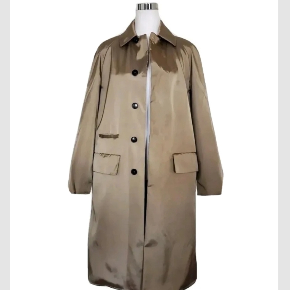 Ralph Lauren Purple Label Women's Coat Jacket Button Down Midi New Size 4 Small